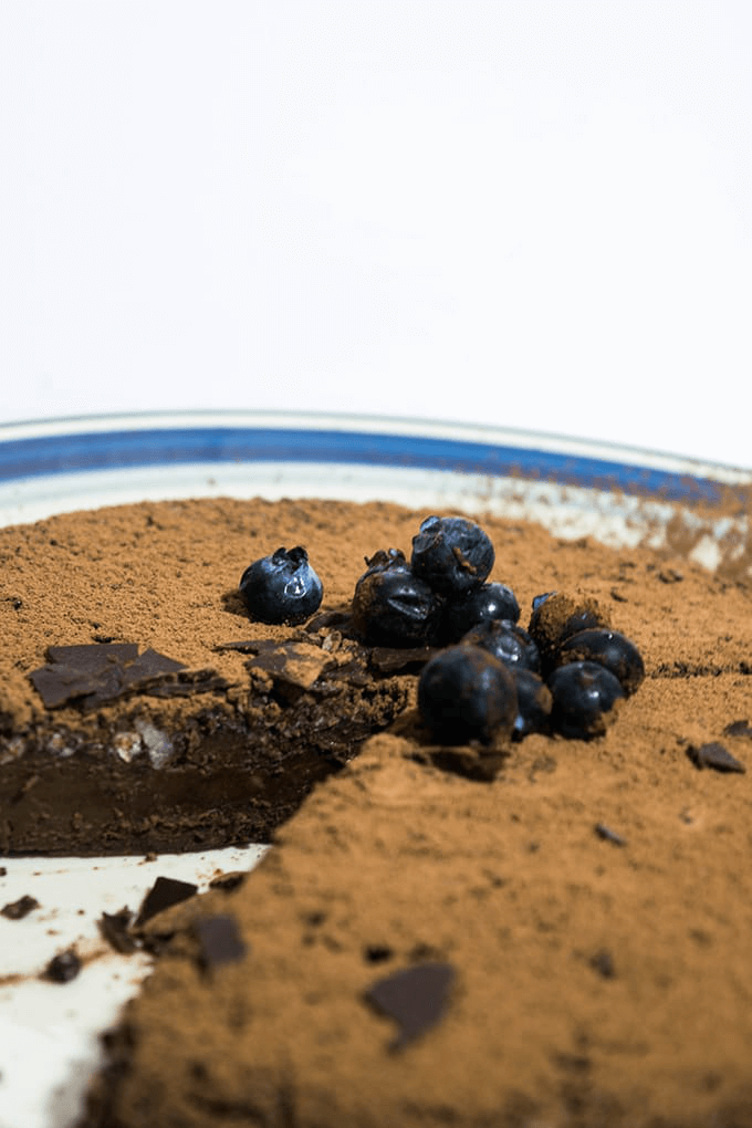 Raw vegan chocolate cake